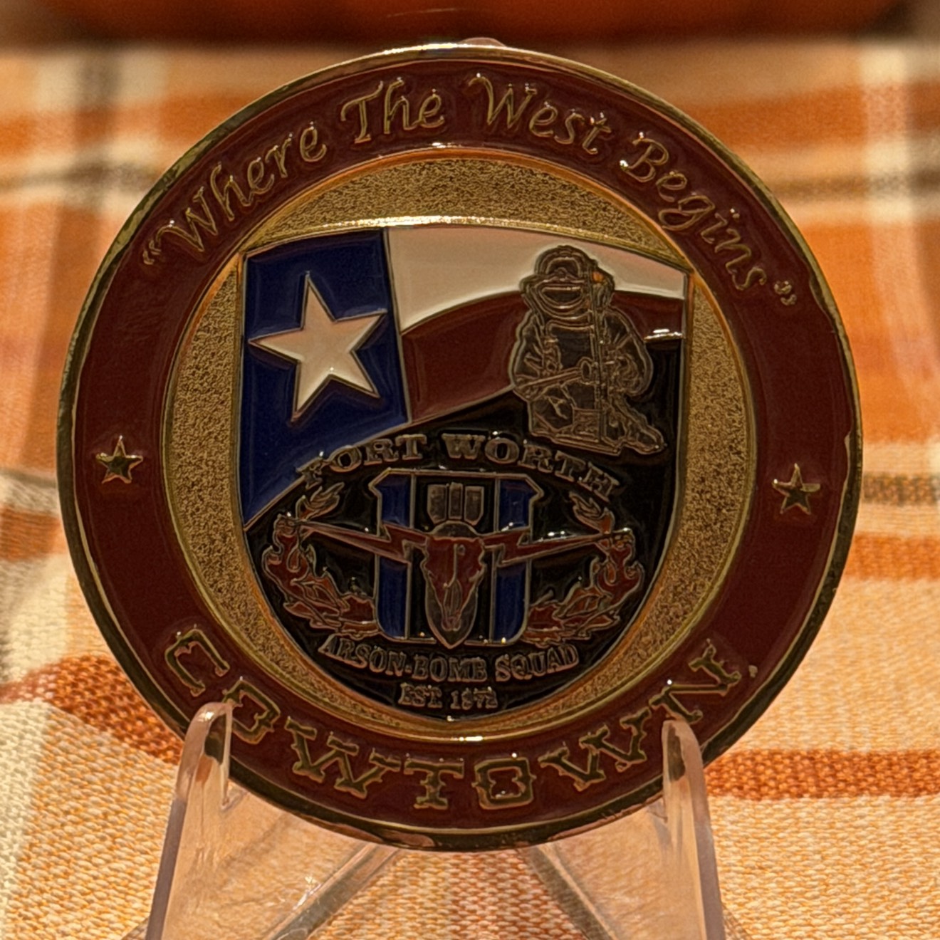 Fort Worth bomb & arson Unit Cowtown — back