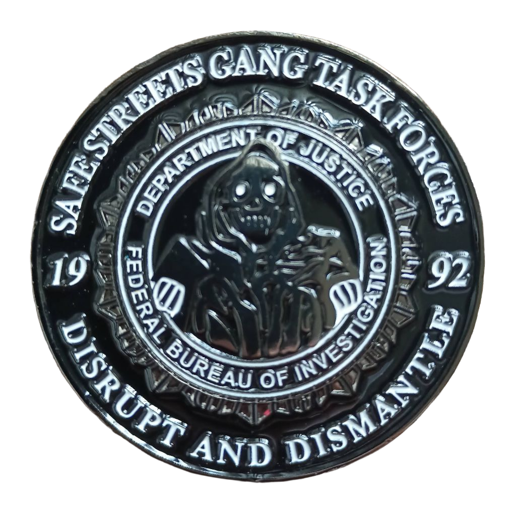 FBI Safe Streets Gang Task Force Tampa Bay — back