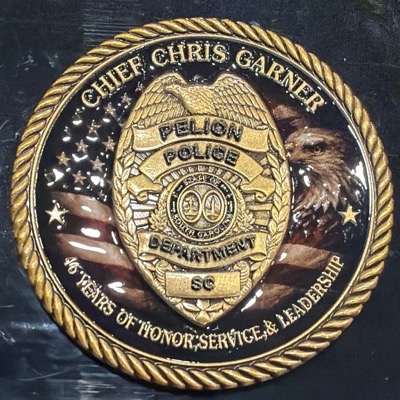 Pelion Police Department - Chief Chris Garner Coin