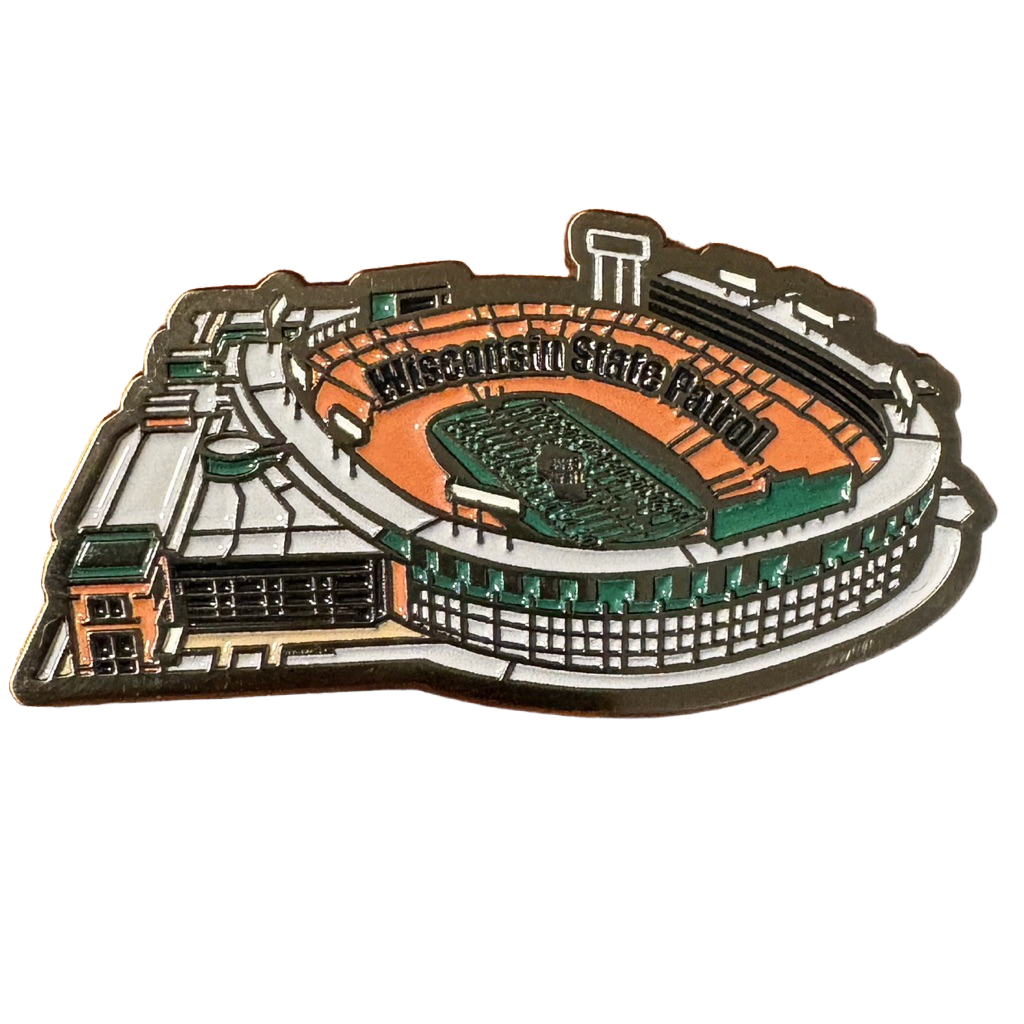 Wisconsin State Patrol Lambeau Draft Coin — front