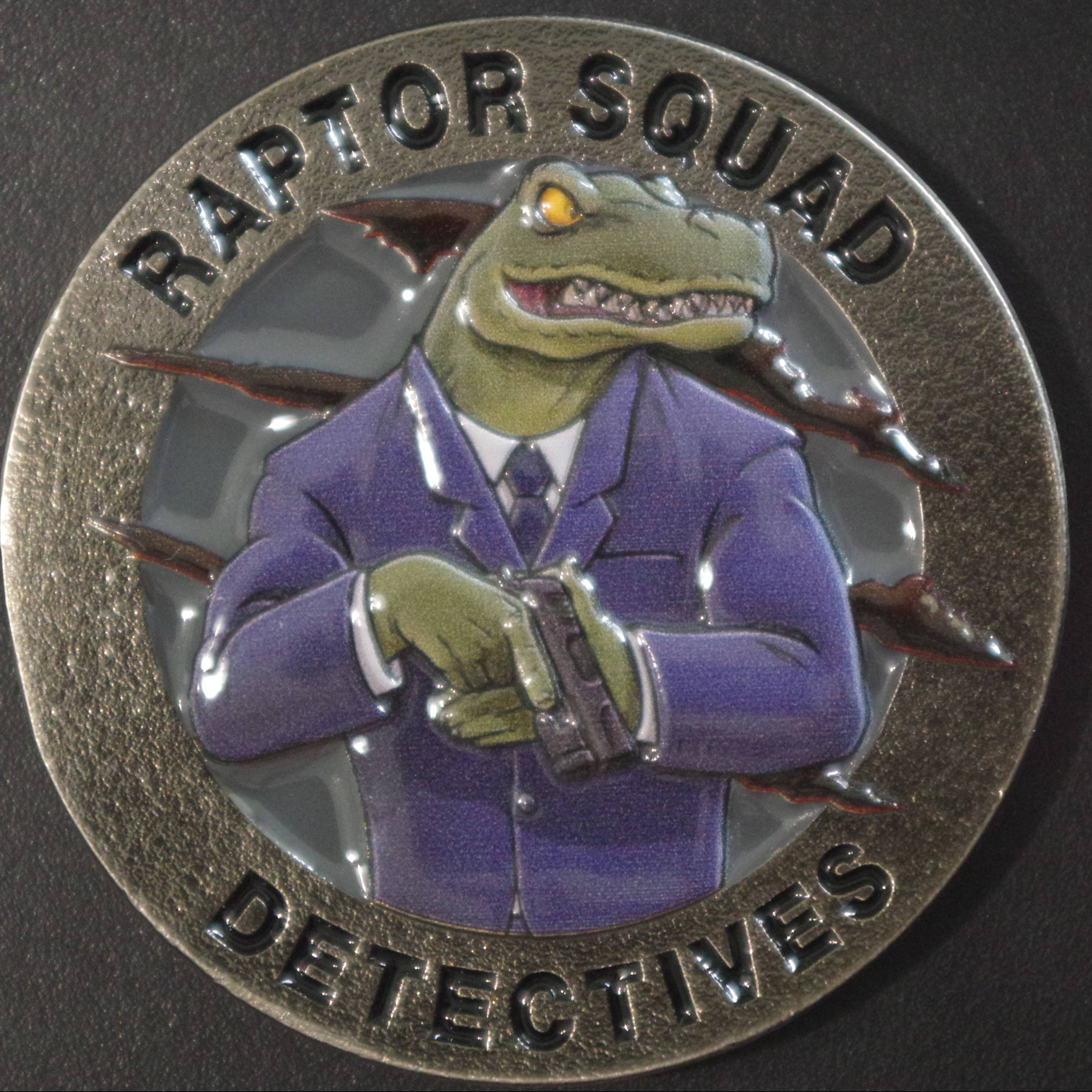 Raptor Squad Detectives — front