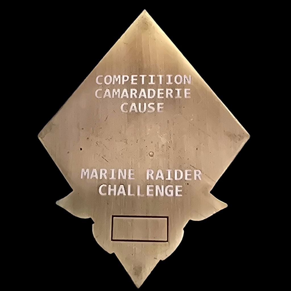 Marine rader challenge competition camaraderie cause — back
