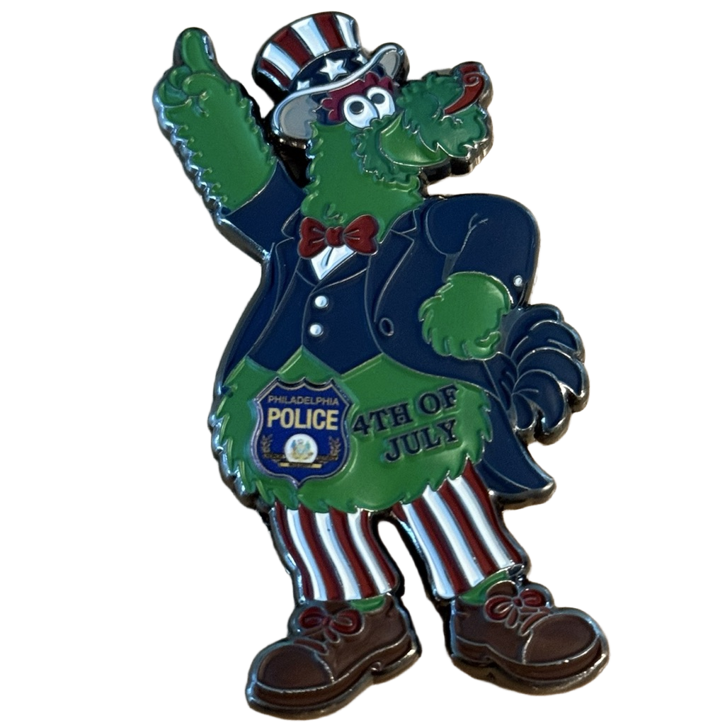 Philadelphia Police 4th of July Challenge Coin — front