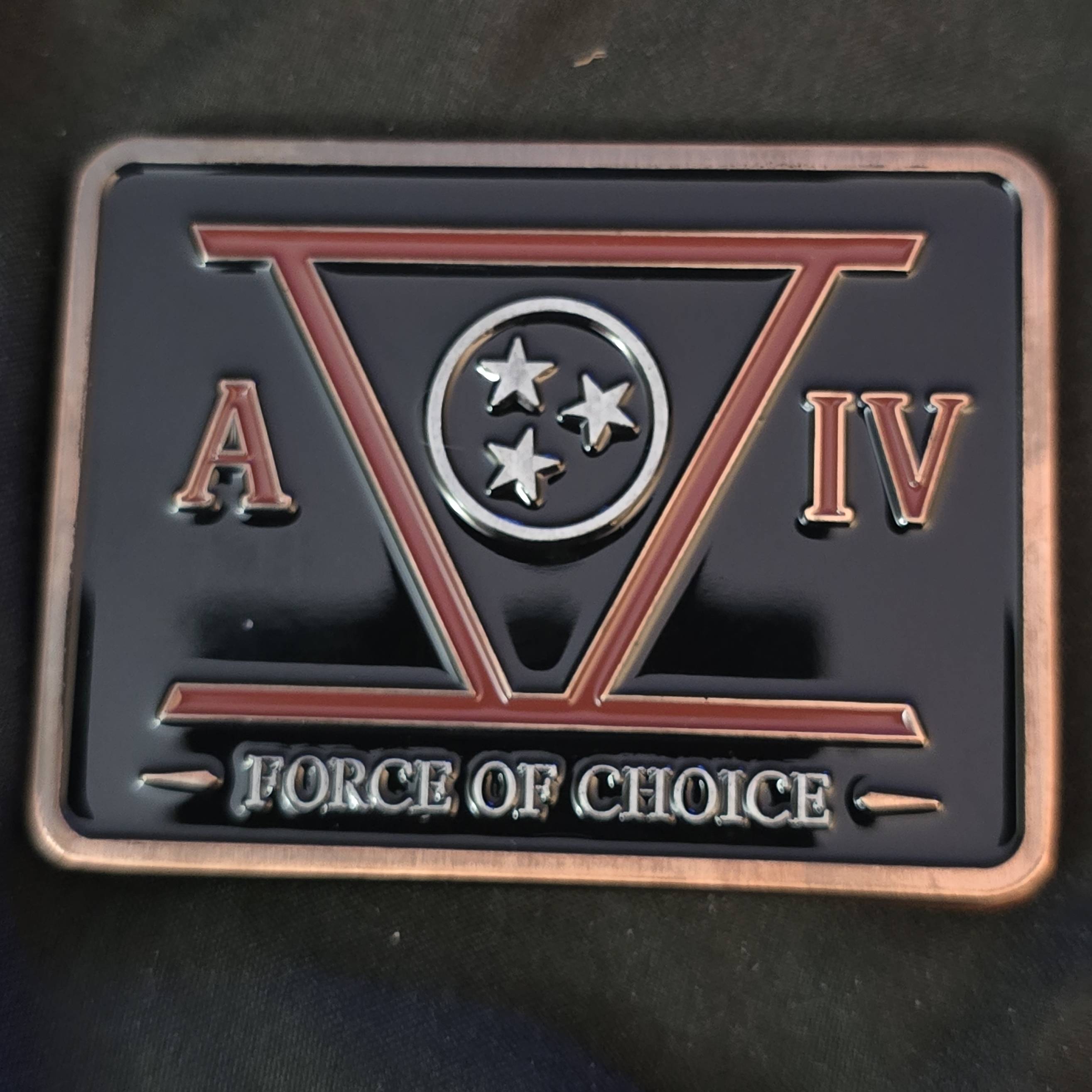 Force of choice A4 — back