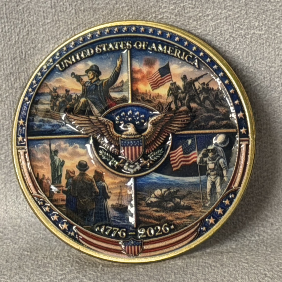 250th USA — back