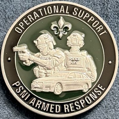 Police Service of Northern Ireland Armed Response Unit Challenge Coin