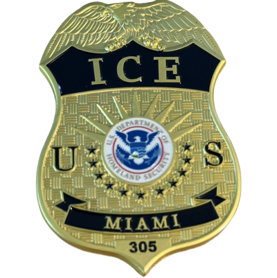ICE Miami / Miami Vice Challenge Coin