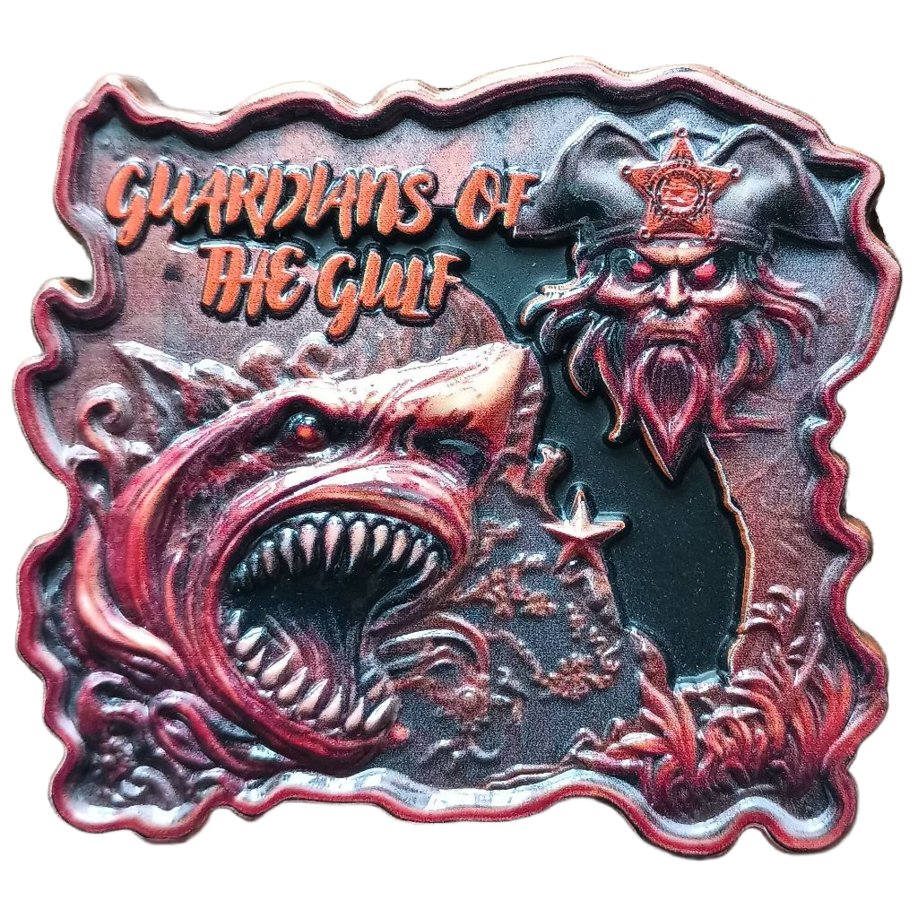 Lee County Sheriff's Office Guardians of the Gulf  Lee County Sheriff's Office Challenge Coin — front