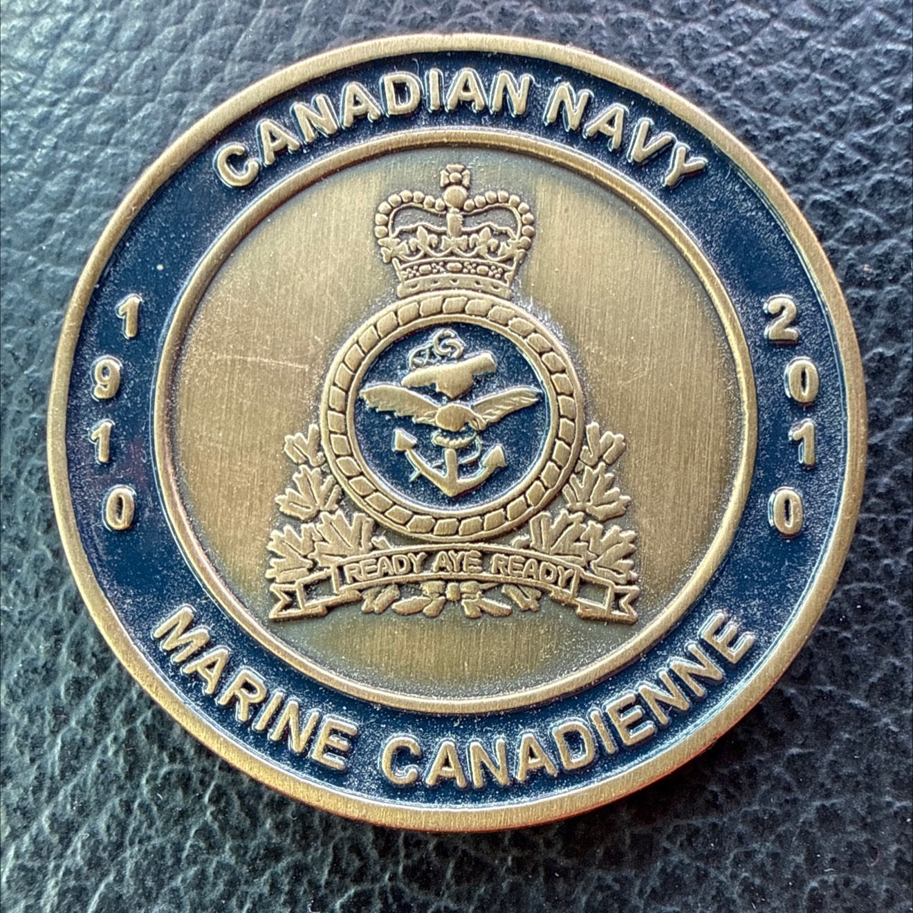 Canadian Navy Centennial — back