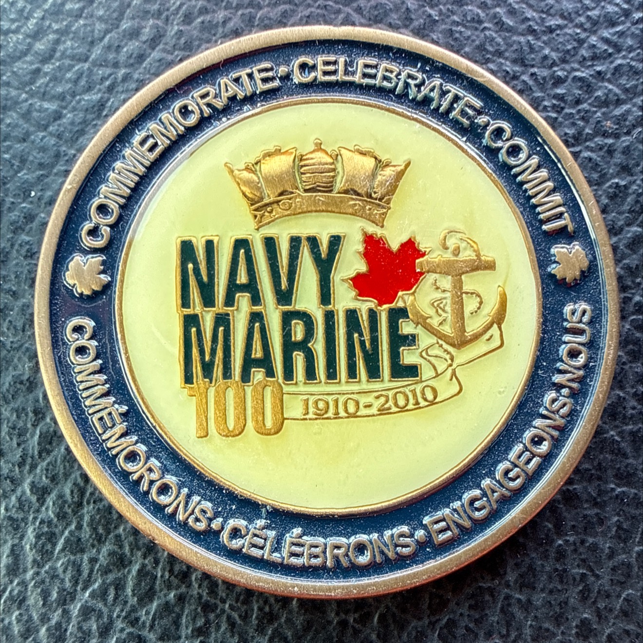 Canadian Navy Centennial — front