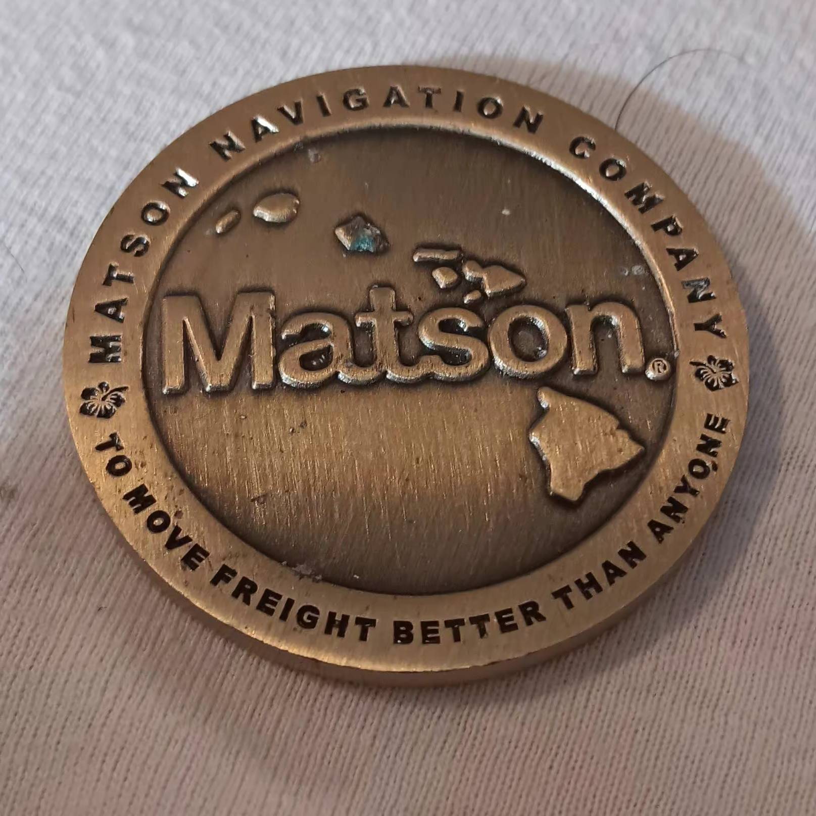 First Challenge Coin! — back