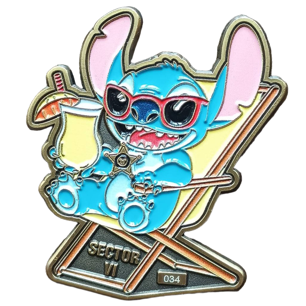 OCSO Sector 6 Stitch Coin — front