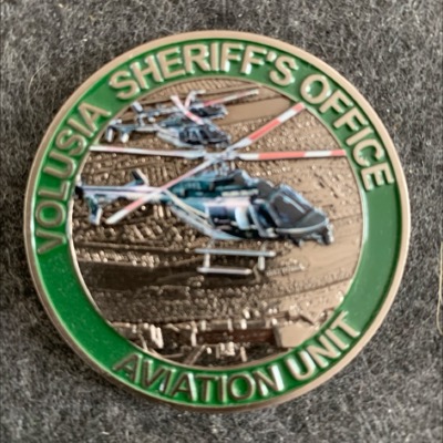Volusia Sheriff's Office Aviation Unit Challenge Coin