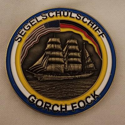Sail250 Gorch Fock coin