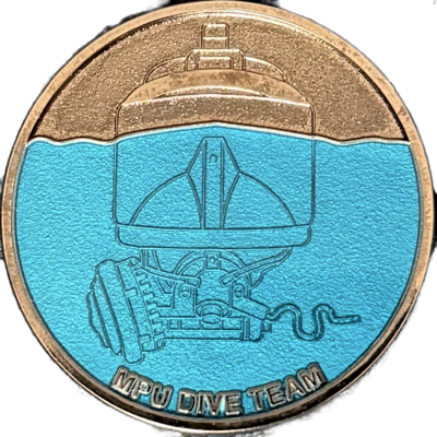 Metropolitan Police Marine Policing Unit Dive Team Challenge Coin