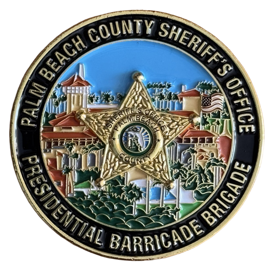 Palm Beach County Sheriff - Presidential Barricade Brigade „Keeping 45/47 safe“ (Florida) — back