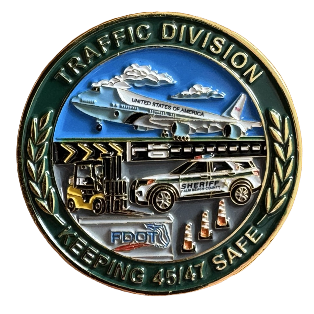 Palm Beach County Sheriff - Presidential Barricade Brigade „Keeping 45/47 safe“ (Florida) — front