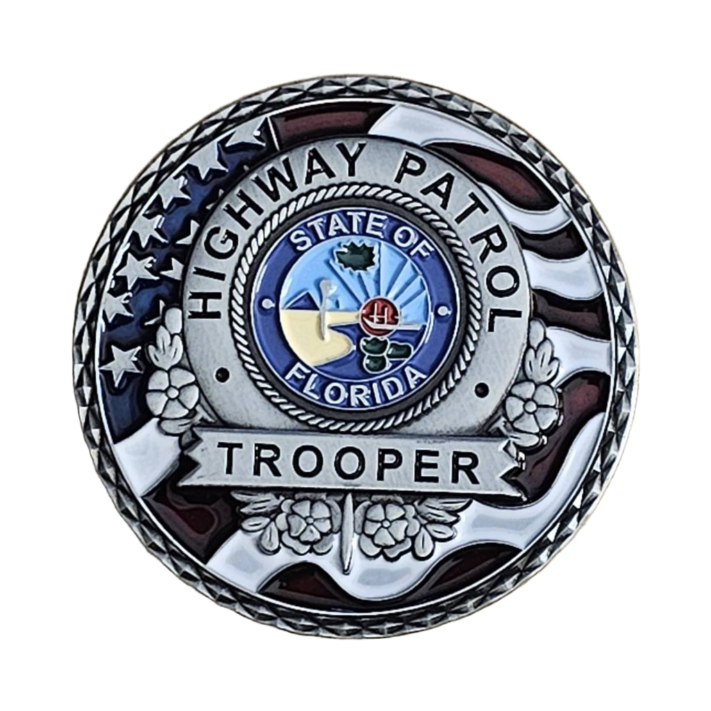 Florida Highway Patrol- US Armed Services — front