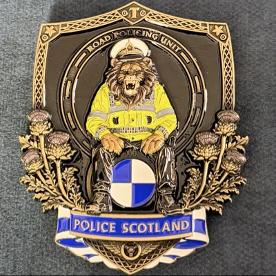 Police Scotland Glasgow RP Challenge Coin - Gold