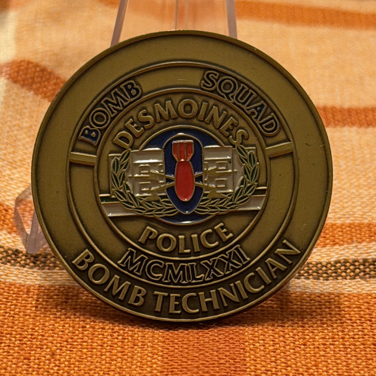 Des Moines police bomb squad — front