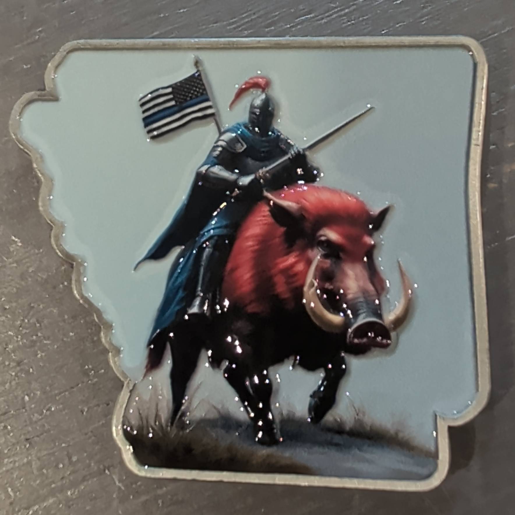 Blue Knights Motorcycle Club Arkansas — back