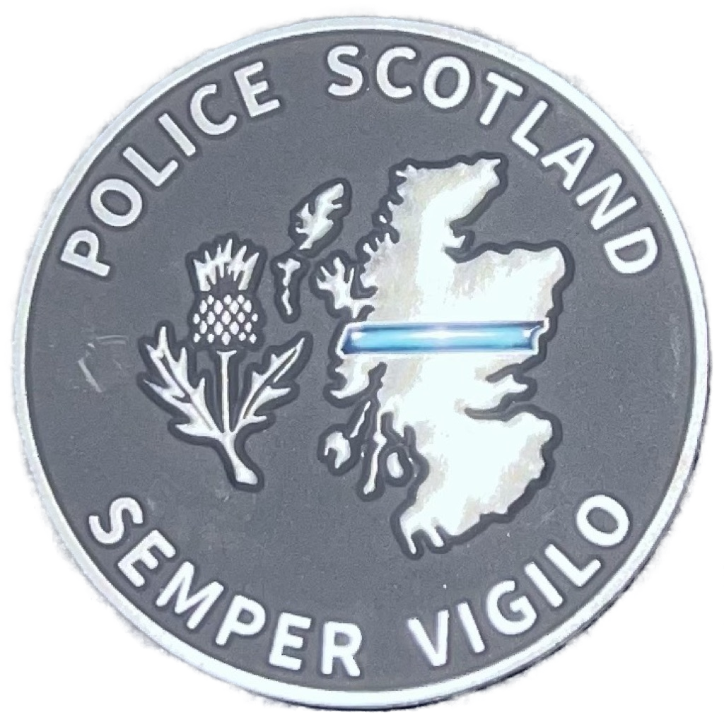 Police Scotland Roads Policing Unit Challenge Coin — back