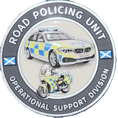 Police Scotland Roads Policing Unit Challenge Coin