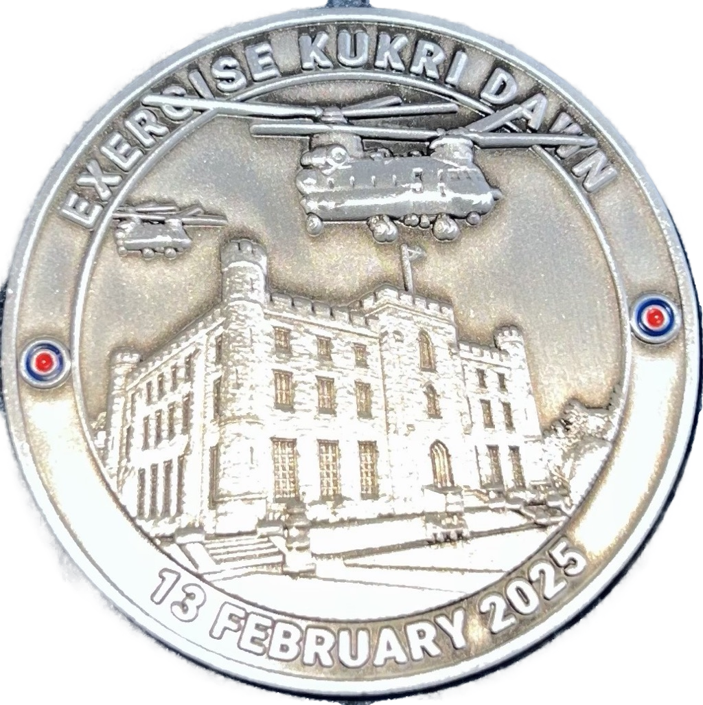 Exercise Kukri Dawn 13 February 2025 Challenge Coin — front