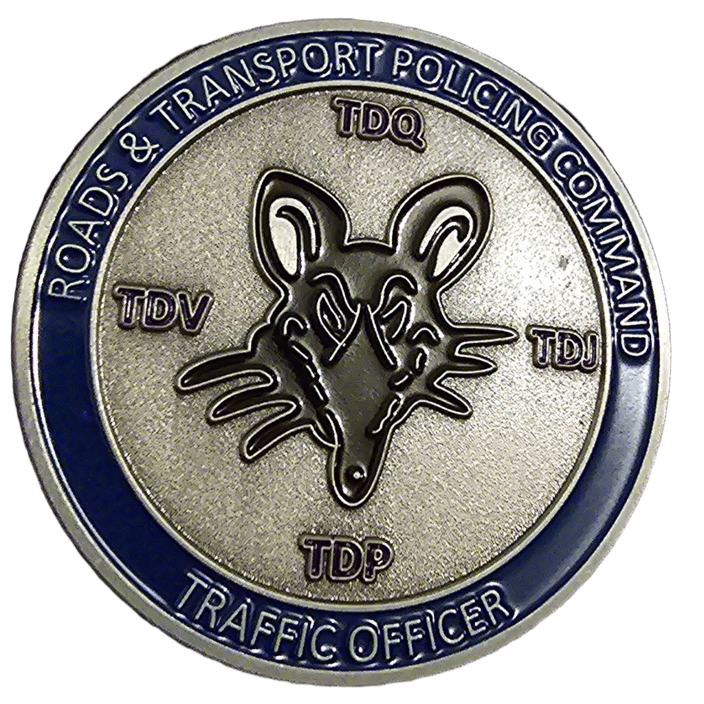 Roads & Transport Policing Command / King Charles III Coronation Challenge Coin — front