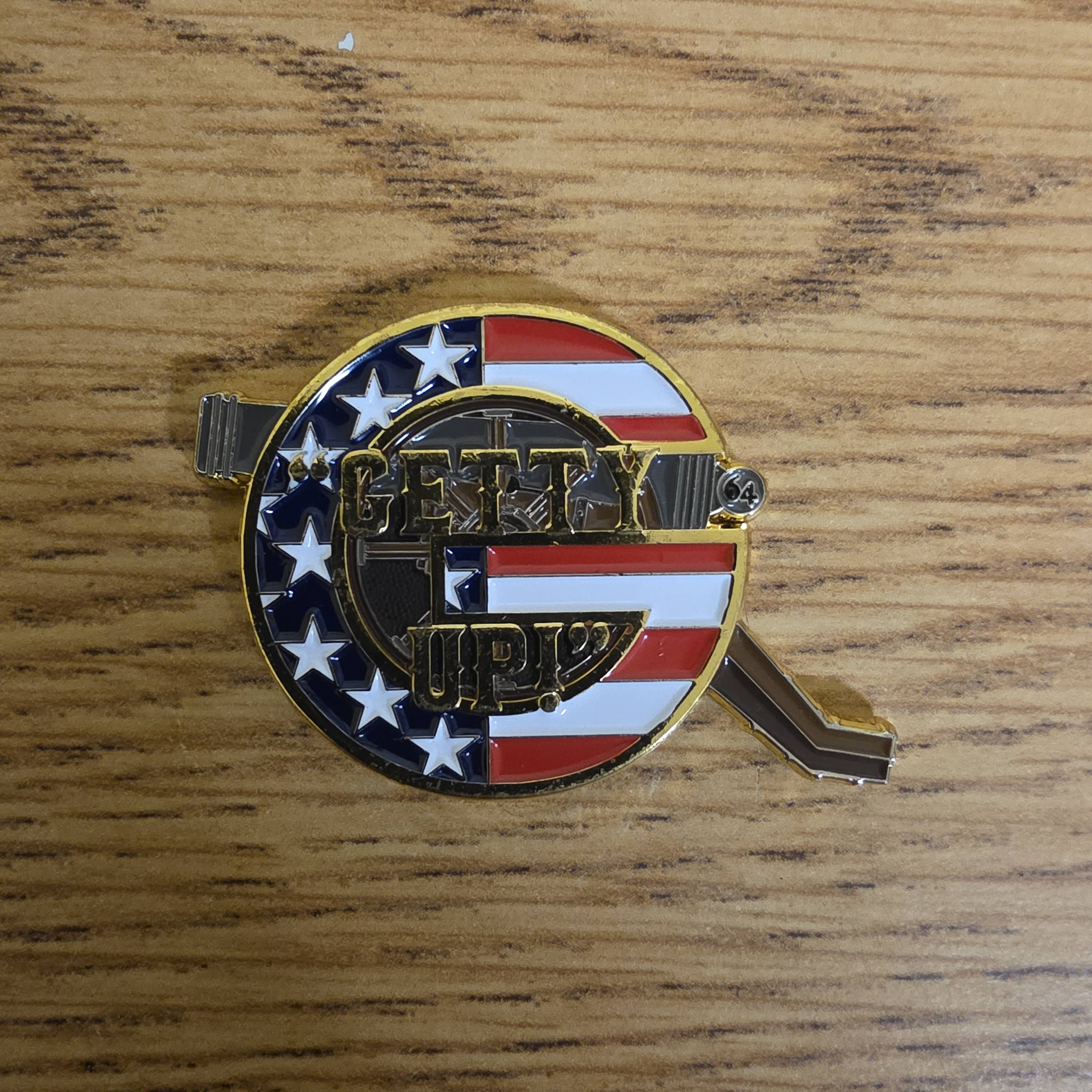 USS Gettysburg Commanding officer coin — back