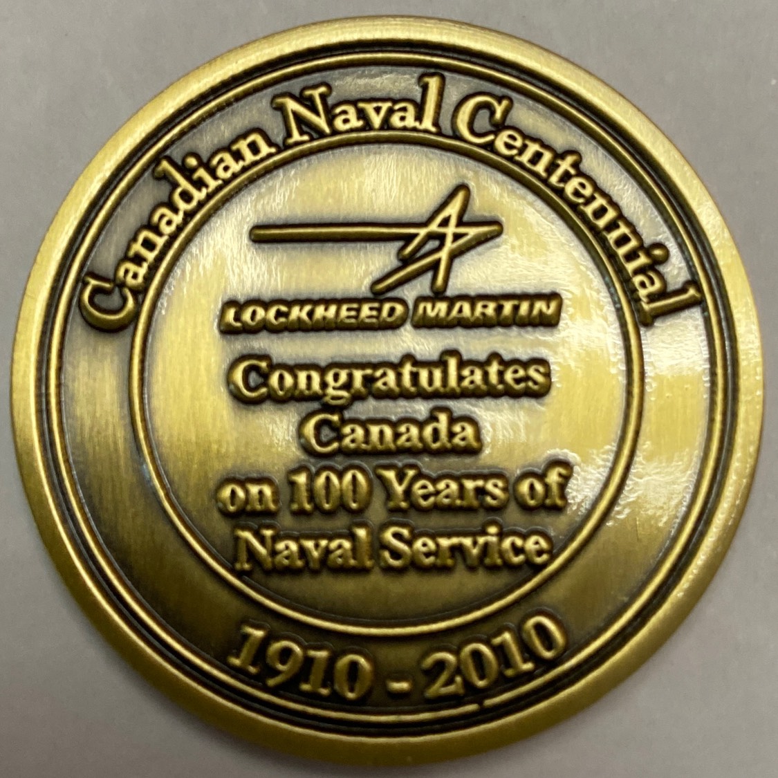 100 Years of Naval Service — back