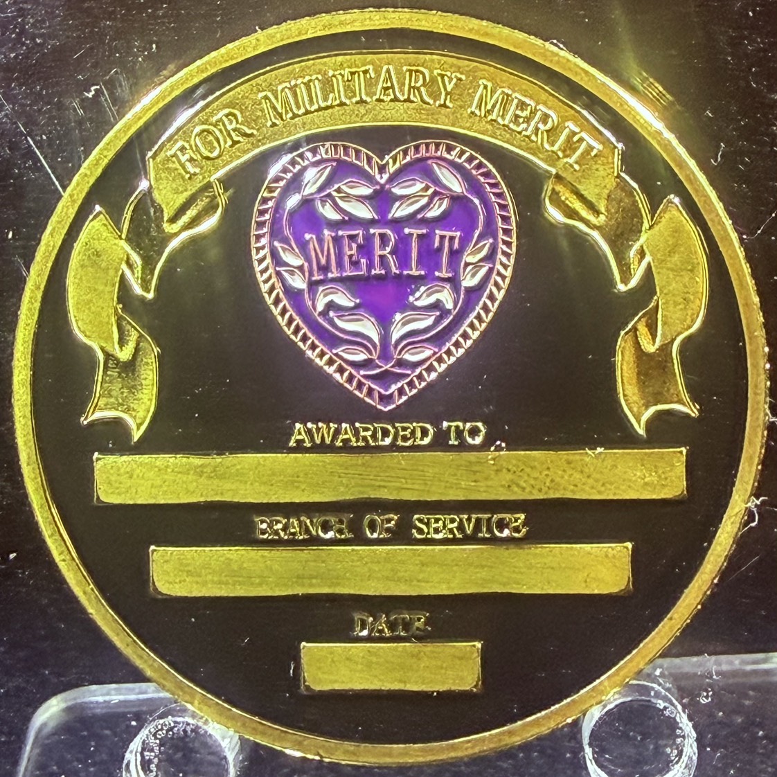 Medal — back