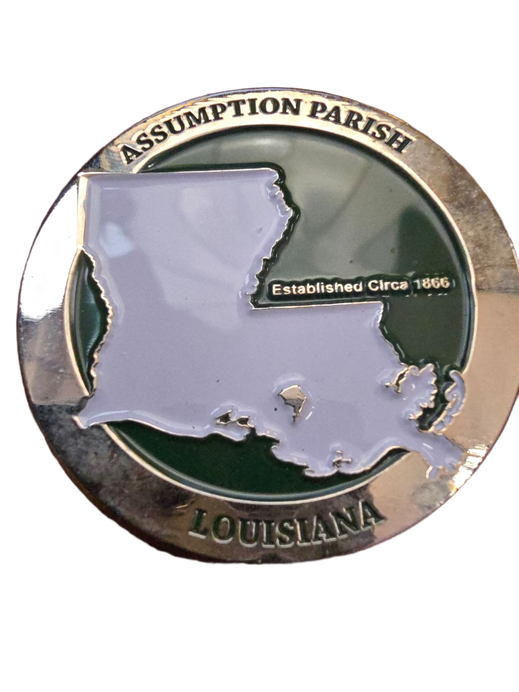 Sheriff Leland j Falcon Assumption Parish Louisiana — back