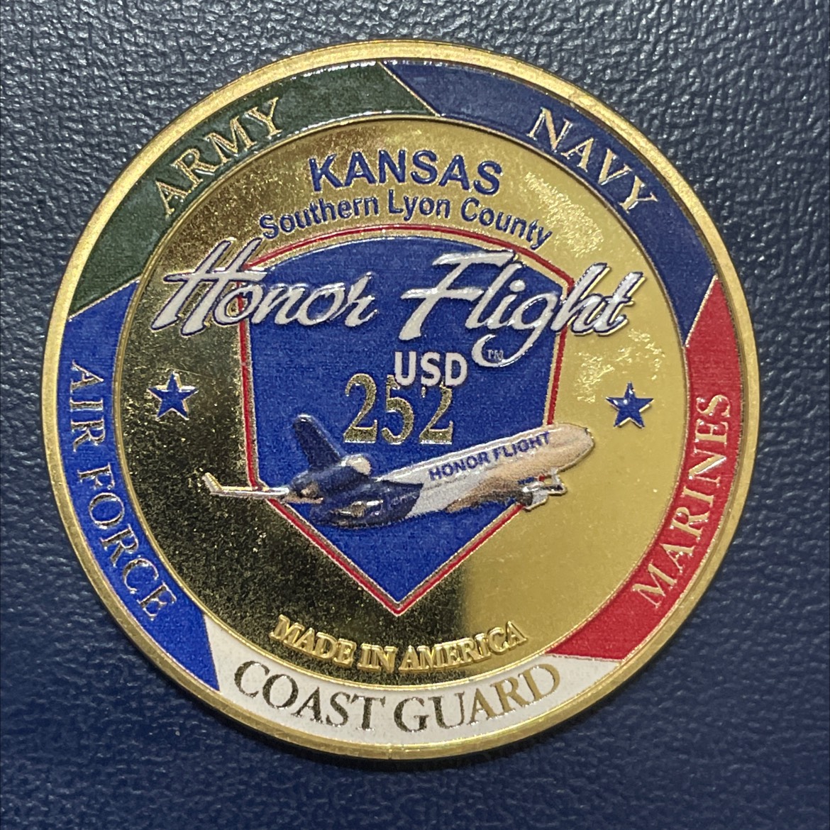 Kansas - Southern Lyon County - Honor Flight — front