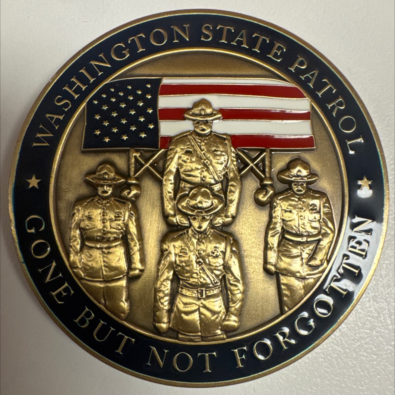 Washington State Patrol Honor Guard — back