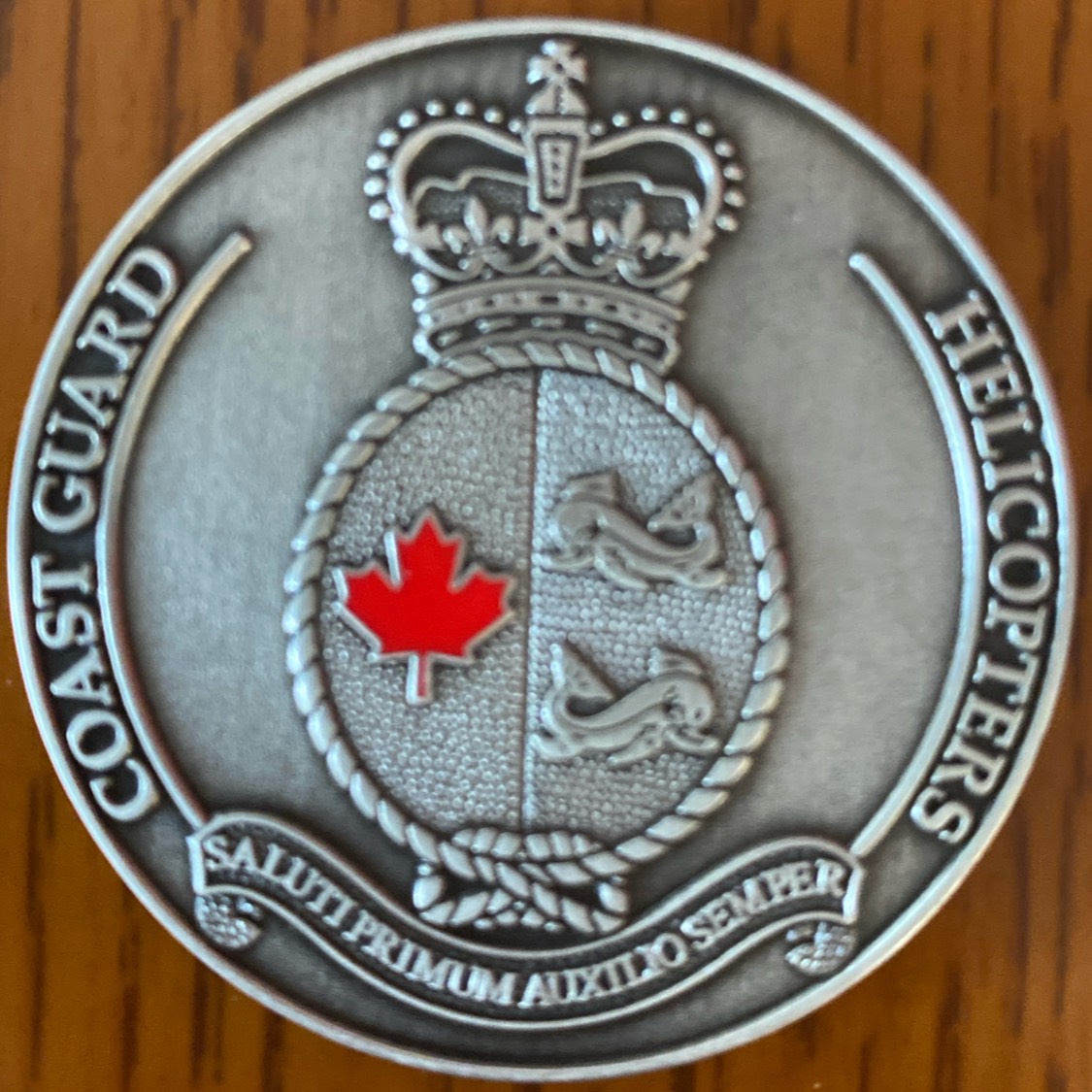 CCG Bell 412 Helicopter — back