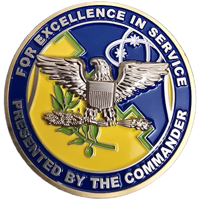 193d Air Operations Group commander coin