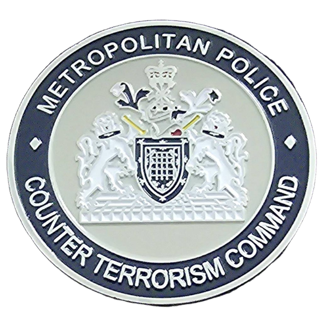 Metropolitan Police CBRN Guardian unit Challenge Coin — back