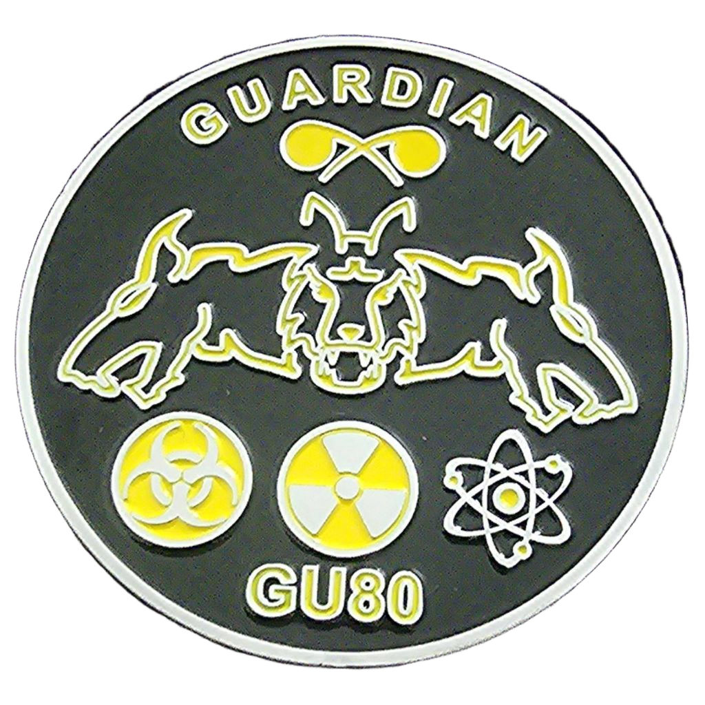 Metropolitan Police CBRN Guardian unit Challenge Coin — front