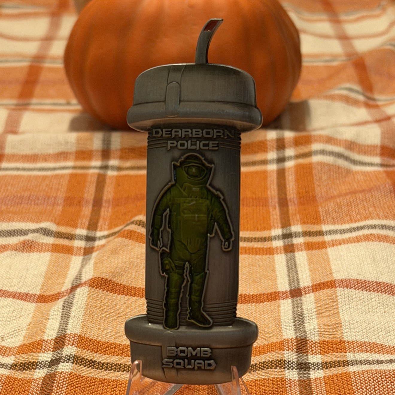 Dearborn Police Bomb Squad Pipe Bomb — back