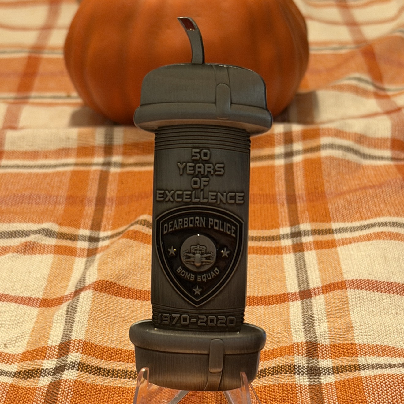 Dearborn Police Bomb Squad Pipe Bomb — front