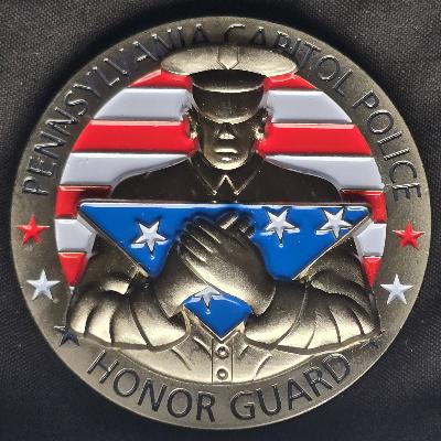 Pennsylvania Capitol police honor guard police week coin.