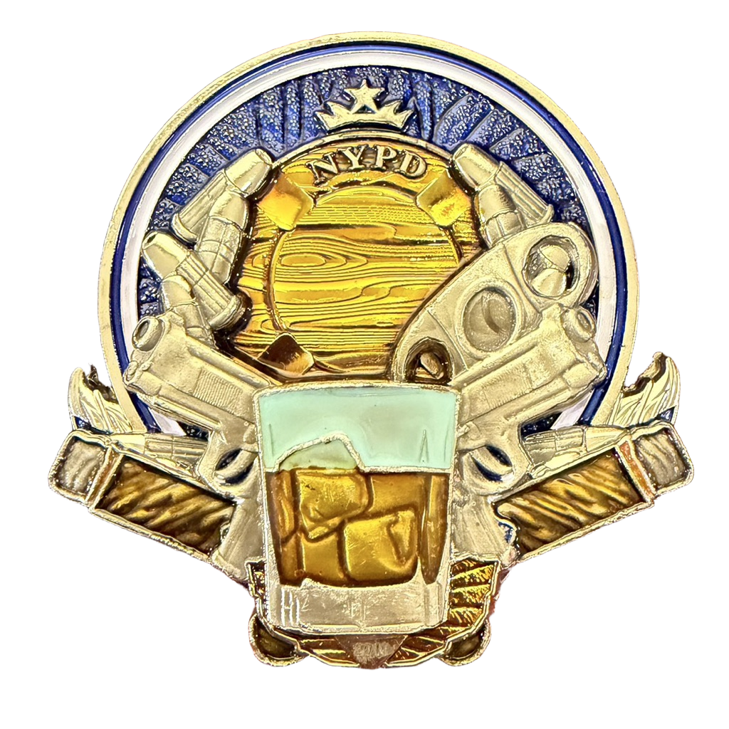NYPD Guns & Cigars Blue Variant — back