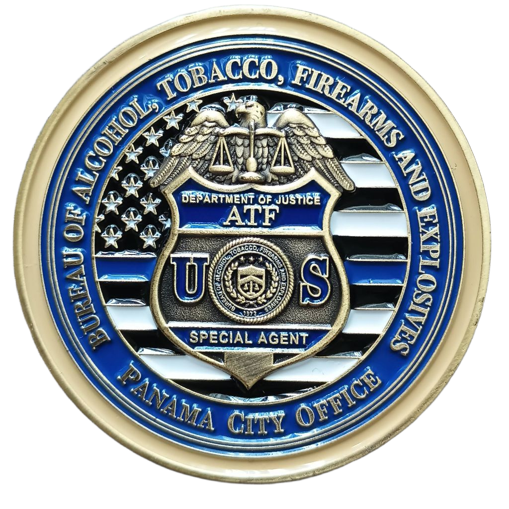 ATF Panama City Office Challenge Coin — back