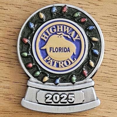 Florida Highway Patrol Merry Christmas Globe