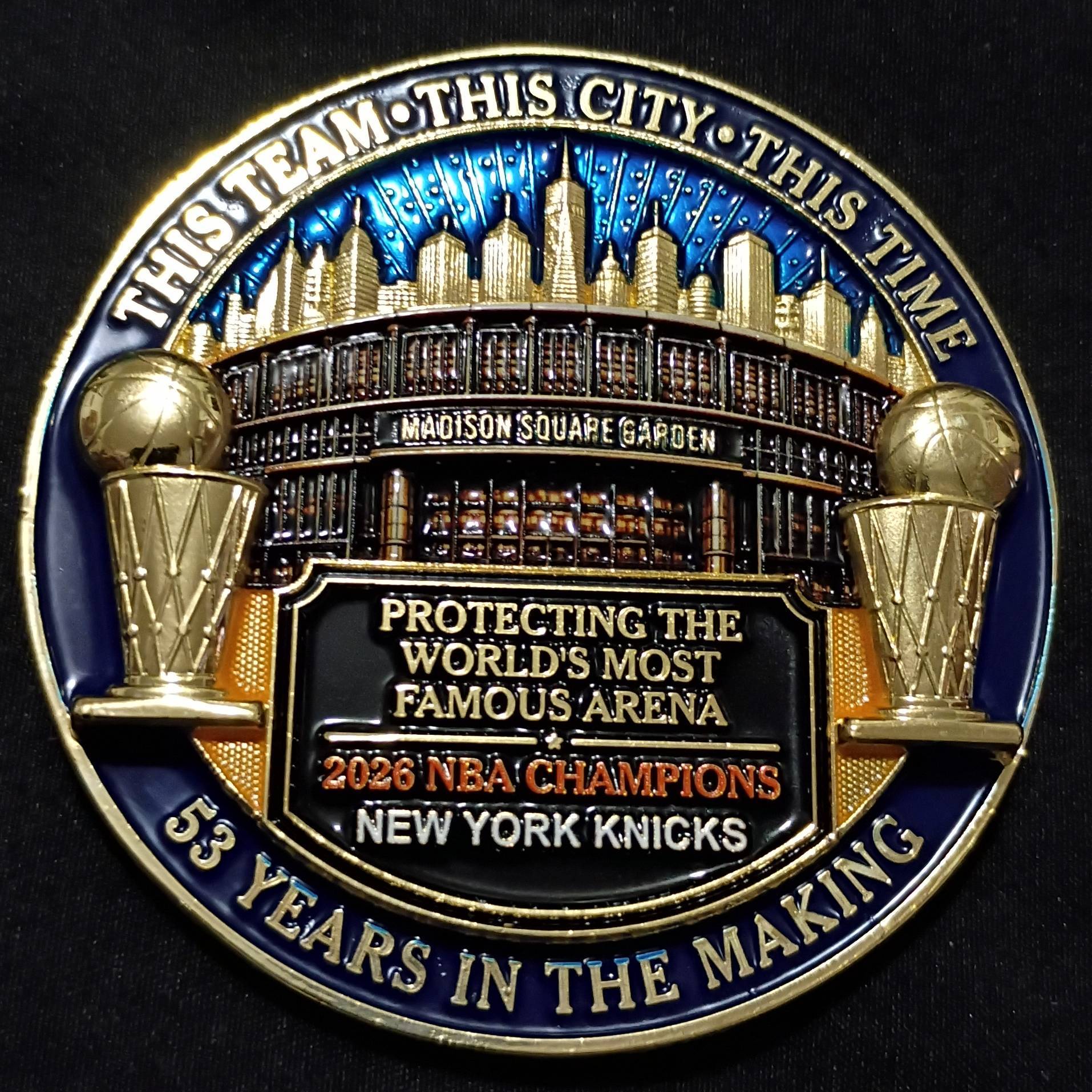 NYPD Madison Square Garden detail — back