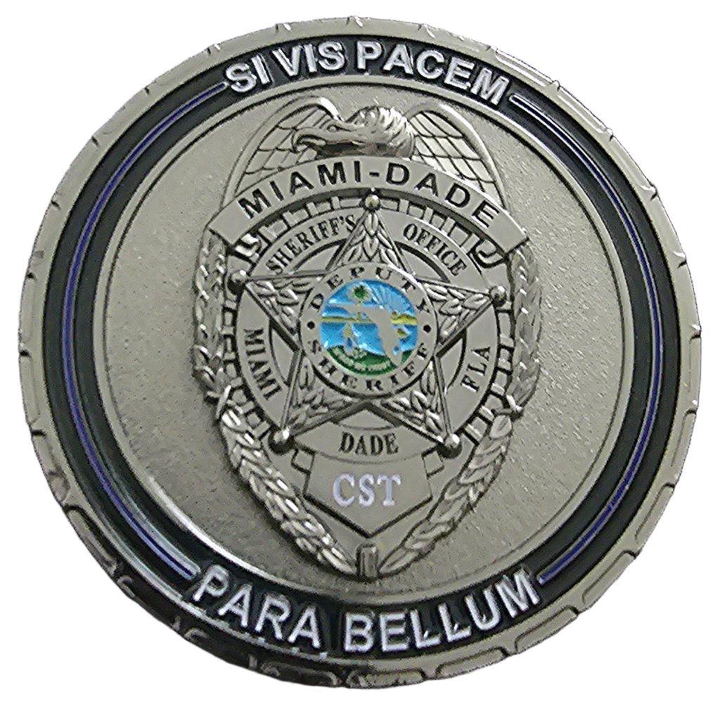 Northside Crime Suppression Team Challenge Coin — back
