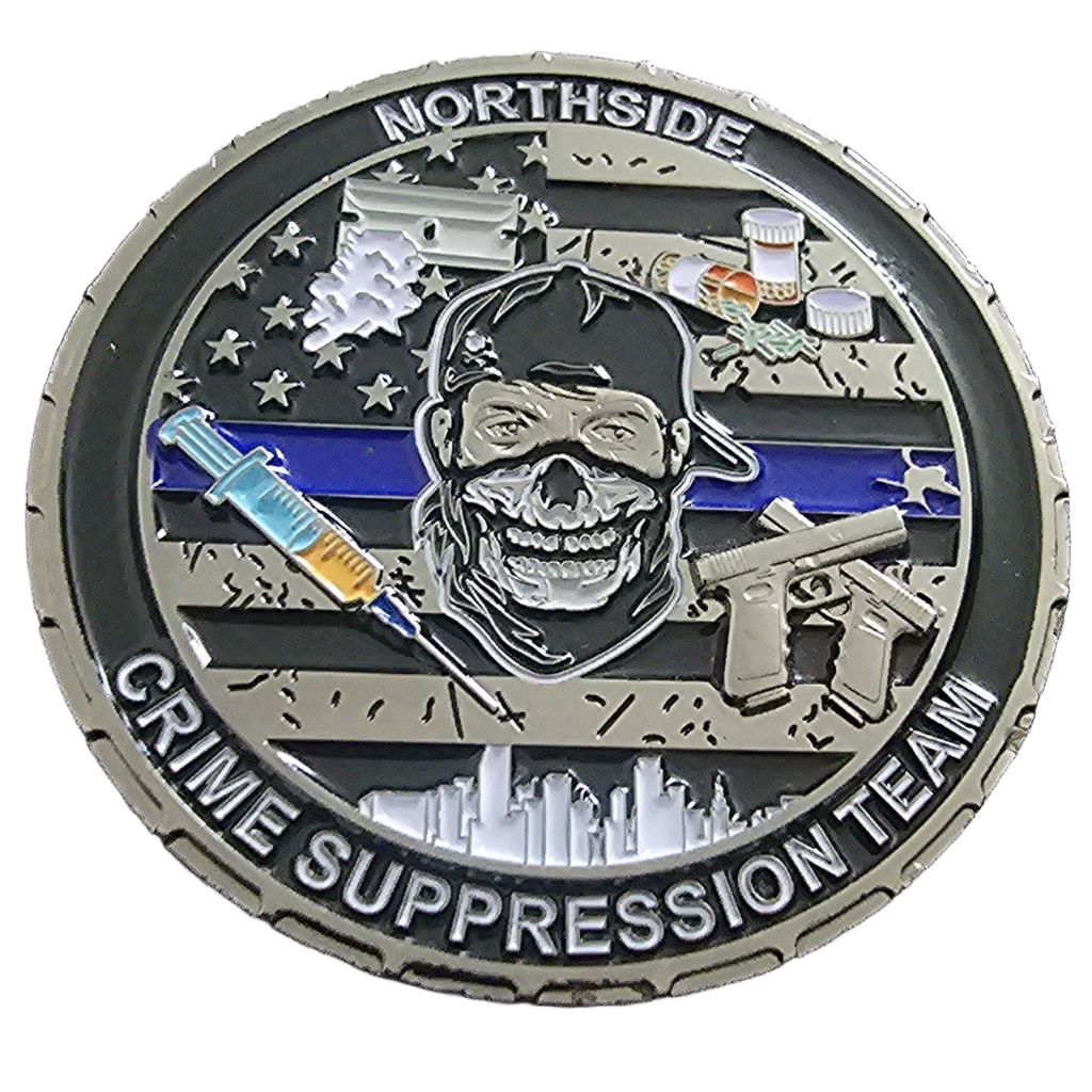 Northside Crime Suppression Team Challenge Coin — front