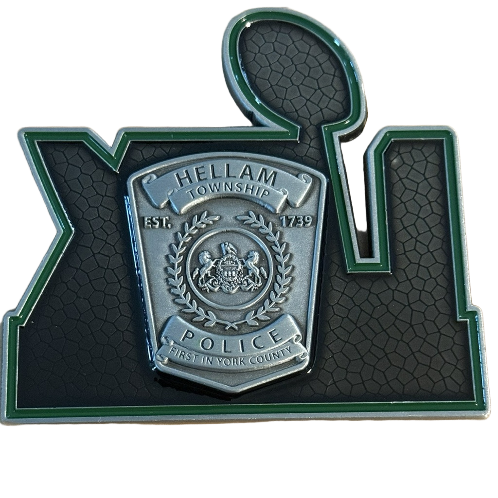 Hellam Township Police Department Eagles Super Bowl LIX Champions — back
