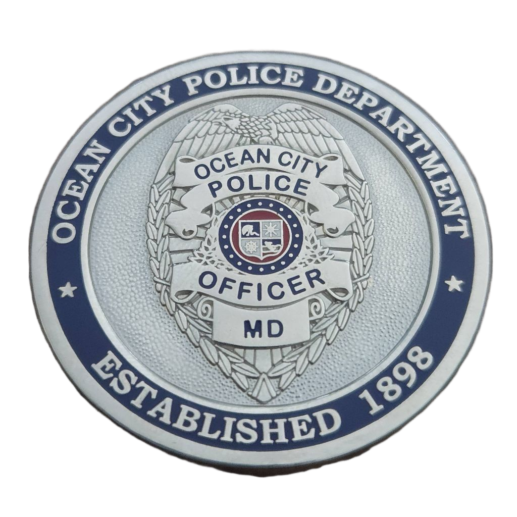 Ocean City Police Department Coin — front